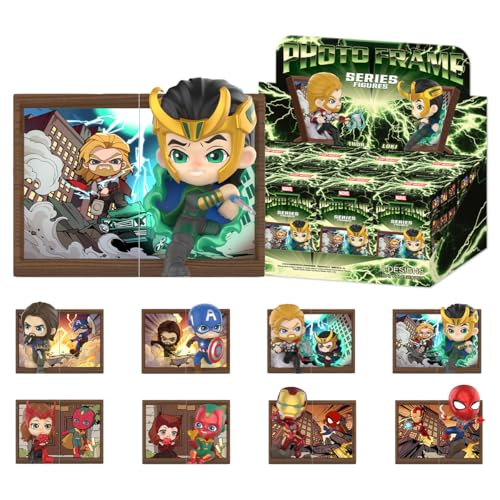 팝마트 마블 포토프레임 어쏘트 박스: 내 책상을 어벤져스 시네마틱 유니버스로! (데스크테리어 추천)