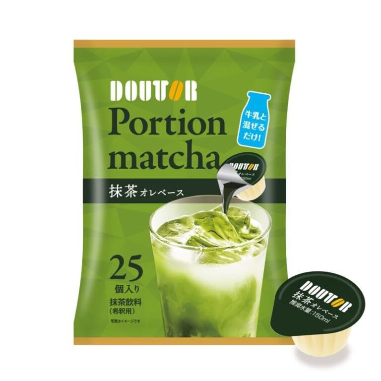 도토루 맛차 포션: 찬 우유에도 1초 만에 녹는 진한 홈카페 맛차 라떼 추천