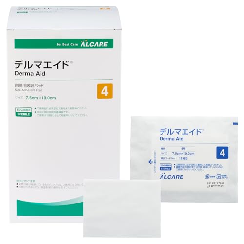 [전문가 추천] 알케어 데르마 에이드, 상처에 달라붙지 않는 18배 흡수력 멸균 거즈